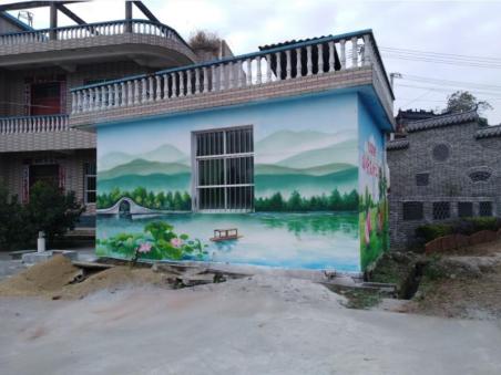 富川墙绘的种类和运用的位置