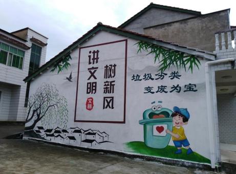 富川墙绘是现在流行的墙体广告