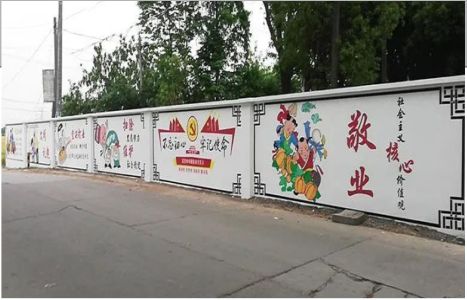 富川手绘墙画在现实中主要有哪些应用？