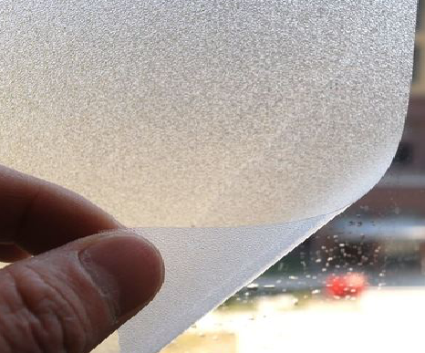 富川玻璃门外面粘广告用什么材料好？