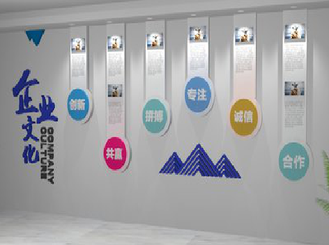 富川企业文化墙需要传递什么办公文化？